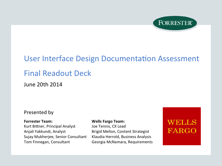 Streamlined Documentation